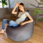 Кресло груша Монтана серая
